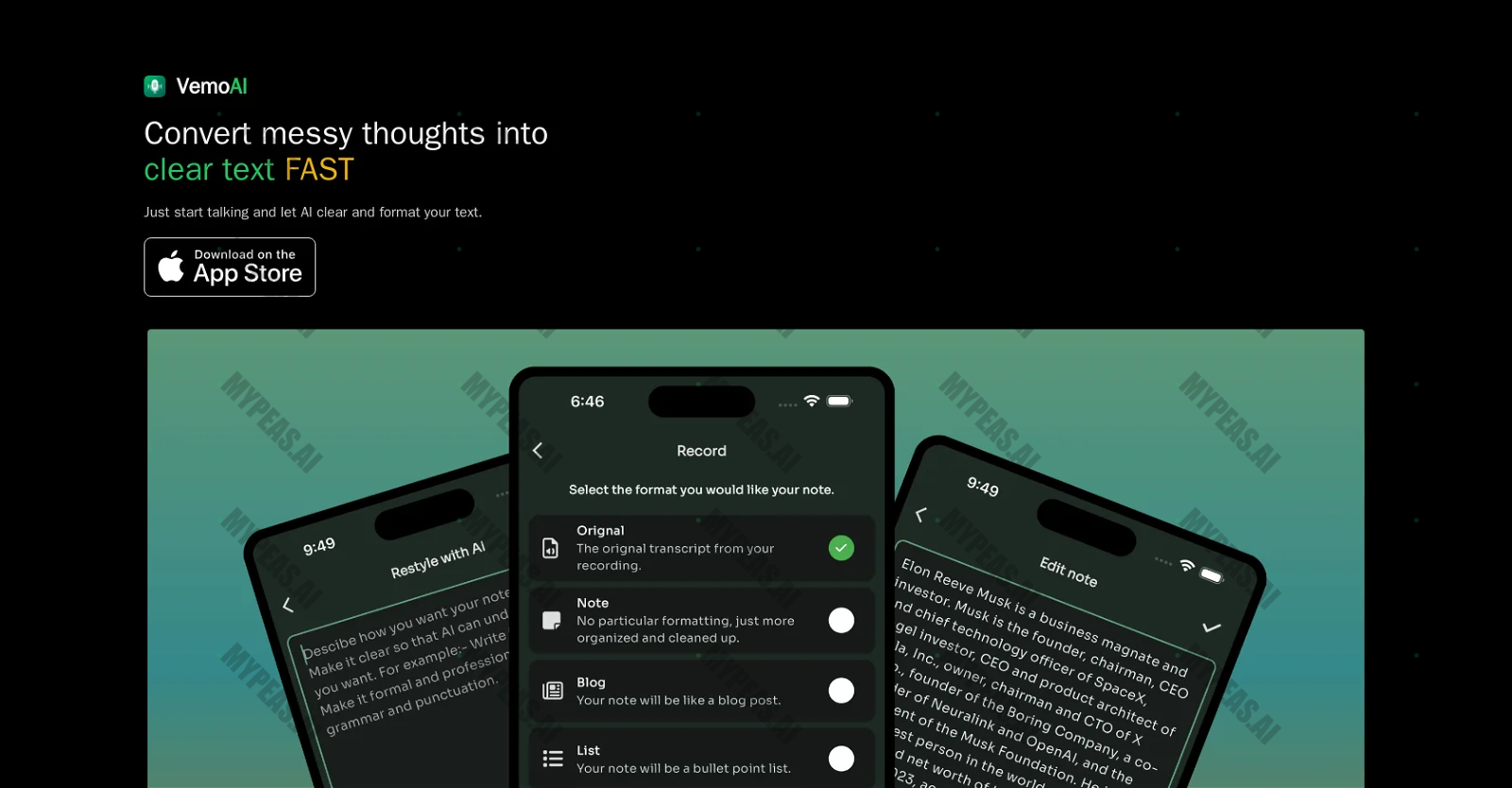 VemoAI screenshot