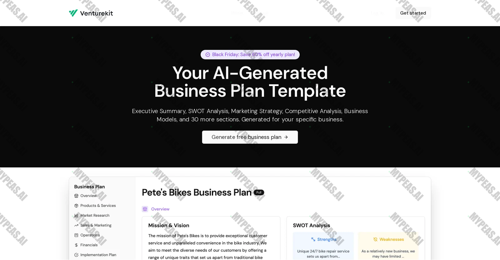 Venturekit screenshot