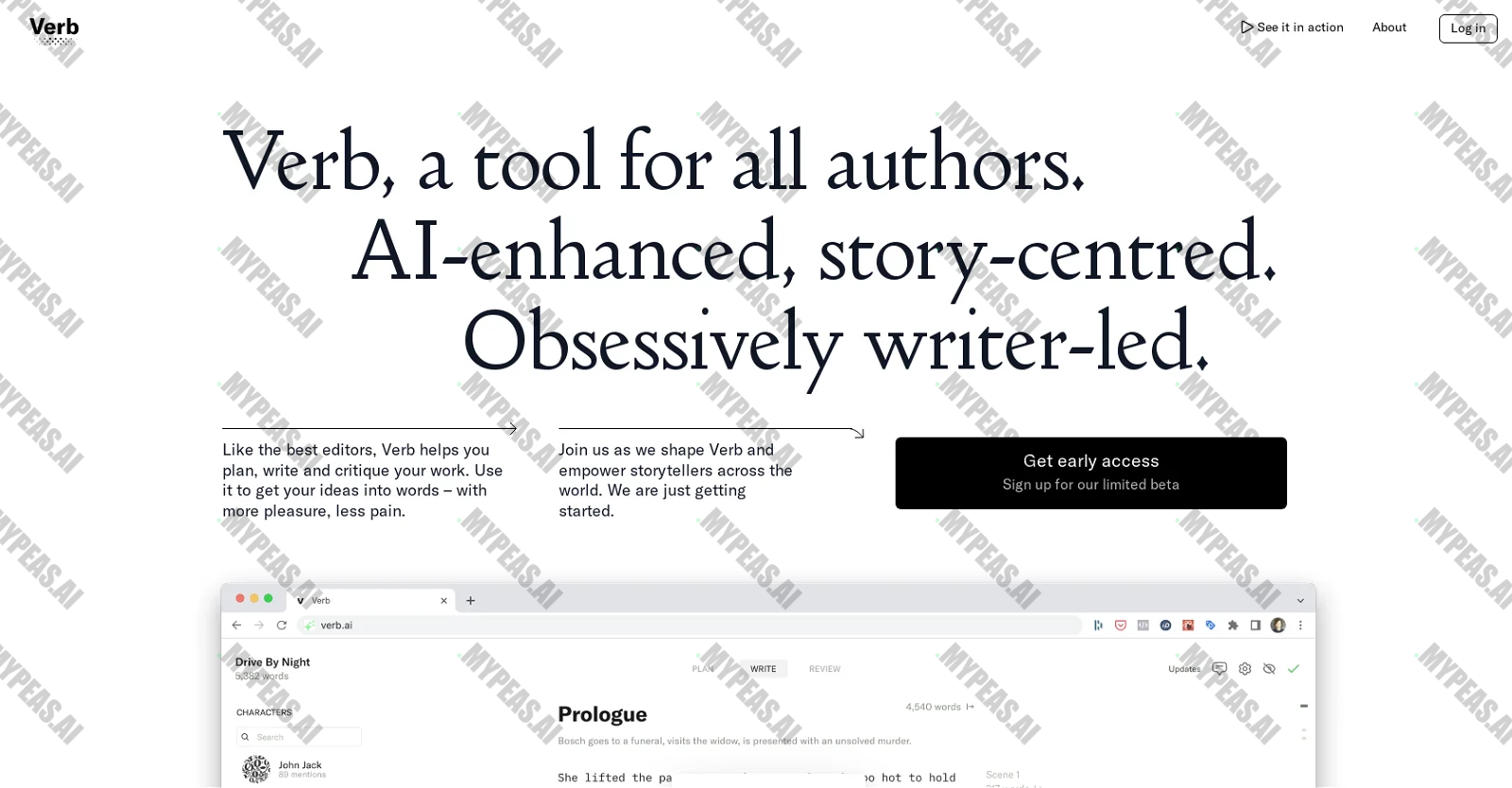 Verb screenshot
