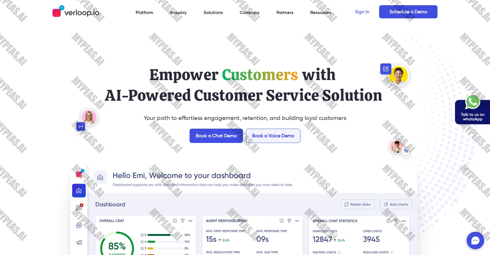 Verloop.io screenshot