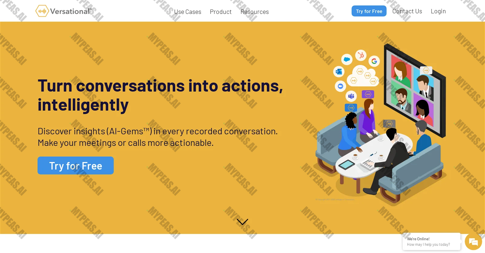 Versational screenshot