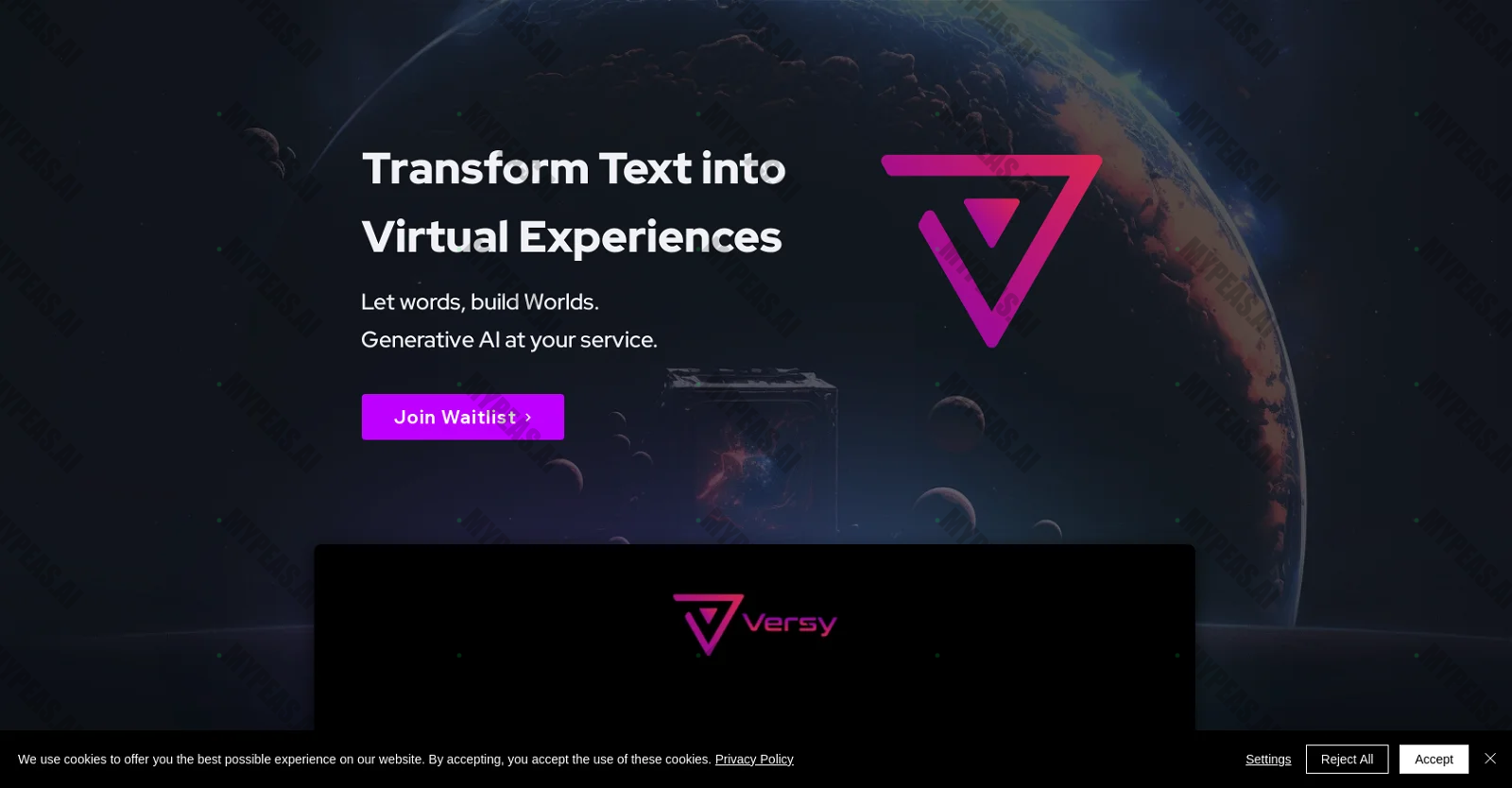 Versy AI screenshot
