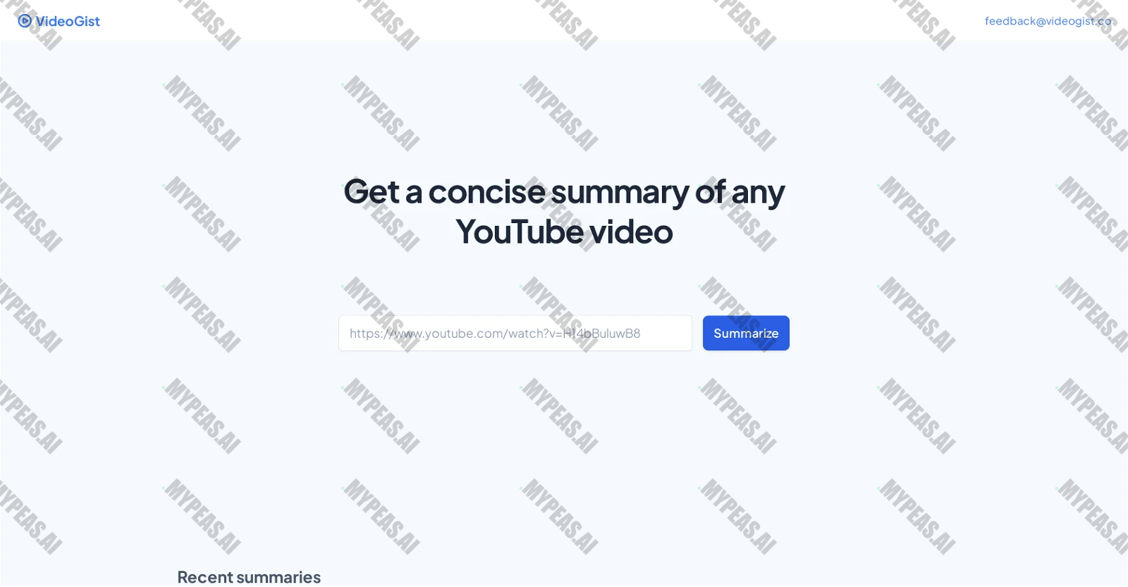 VideoGist screenshot
