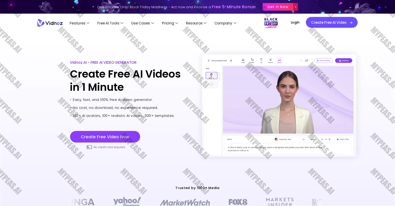 Vidnoz screenshot
