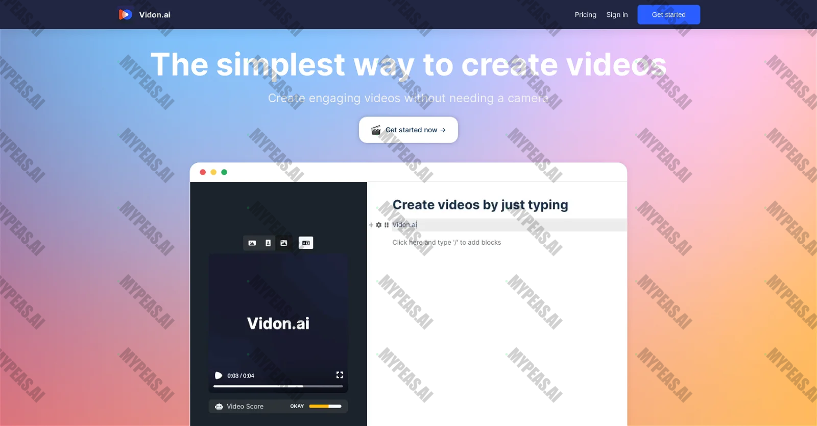 Vidon screenshot
