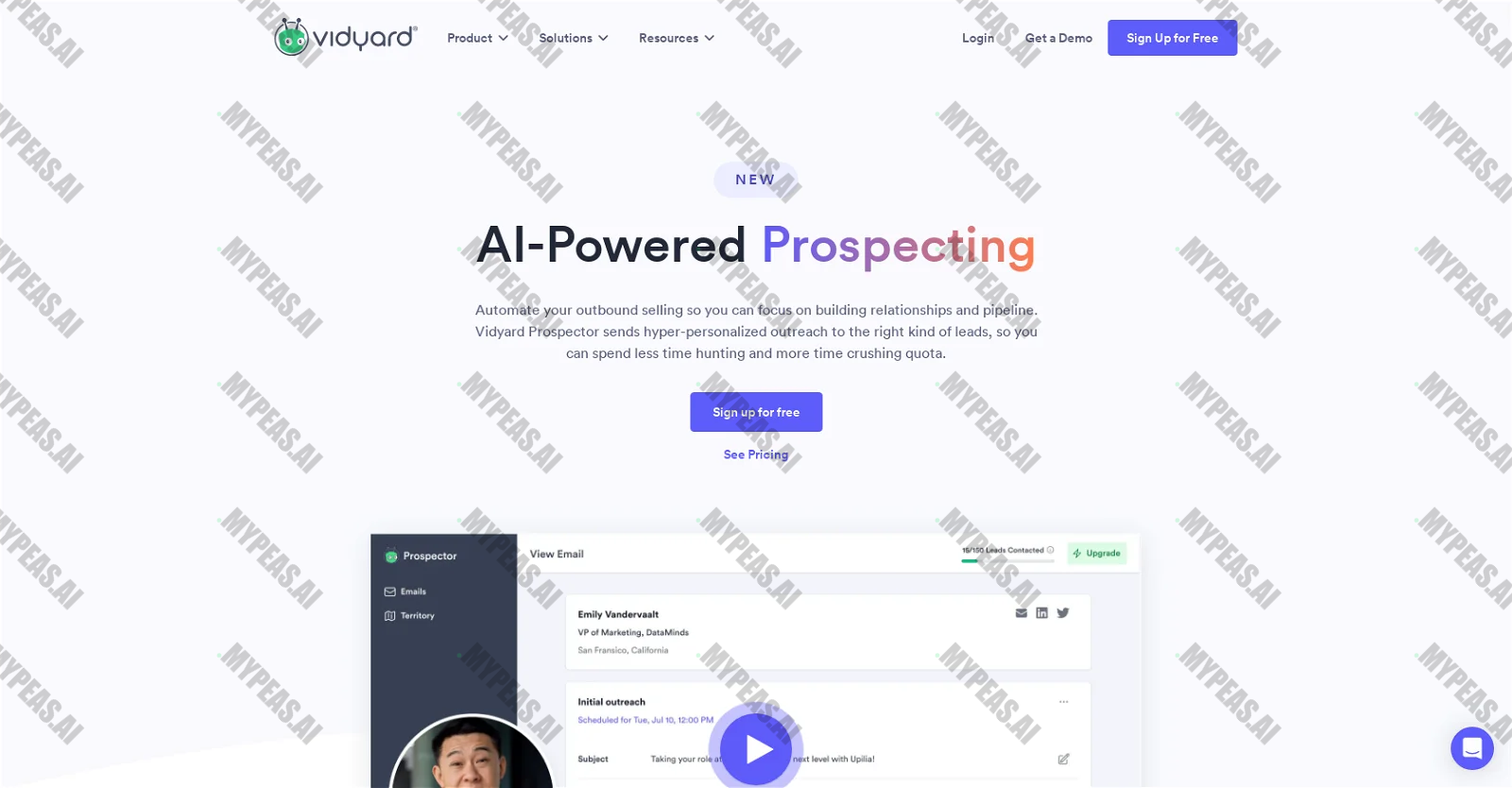 Vidyard screenshot