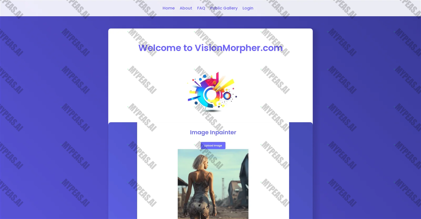 Visionmorpher screenshot