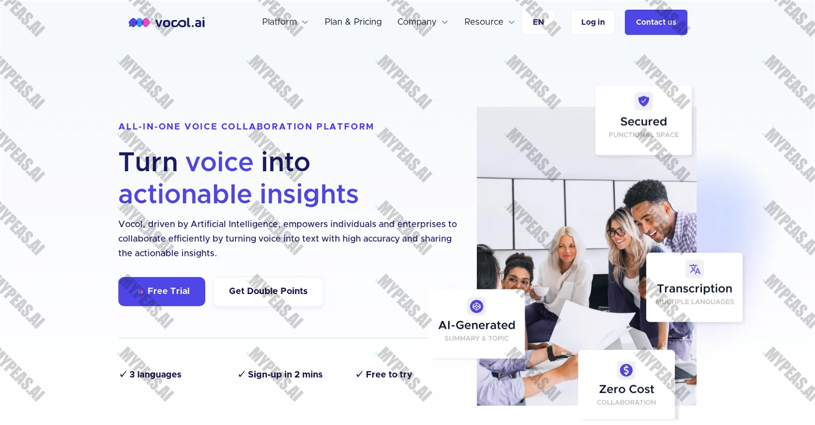 Vocol screenshot