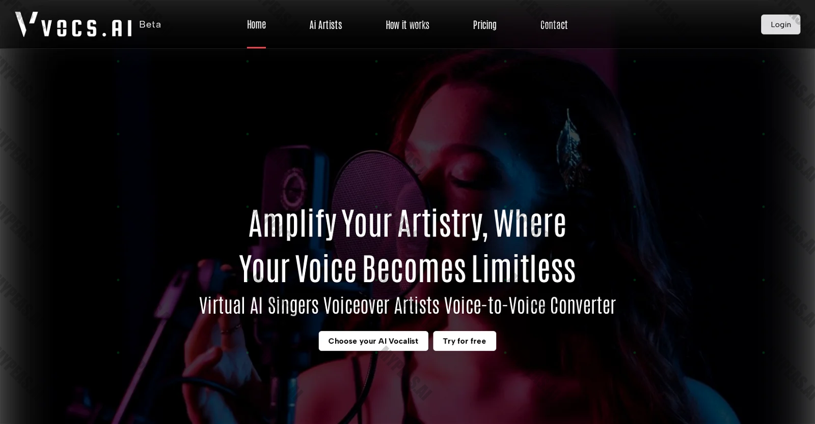 Vocs.ai screenshot