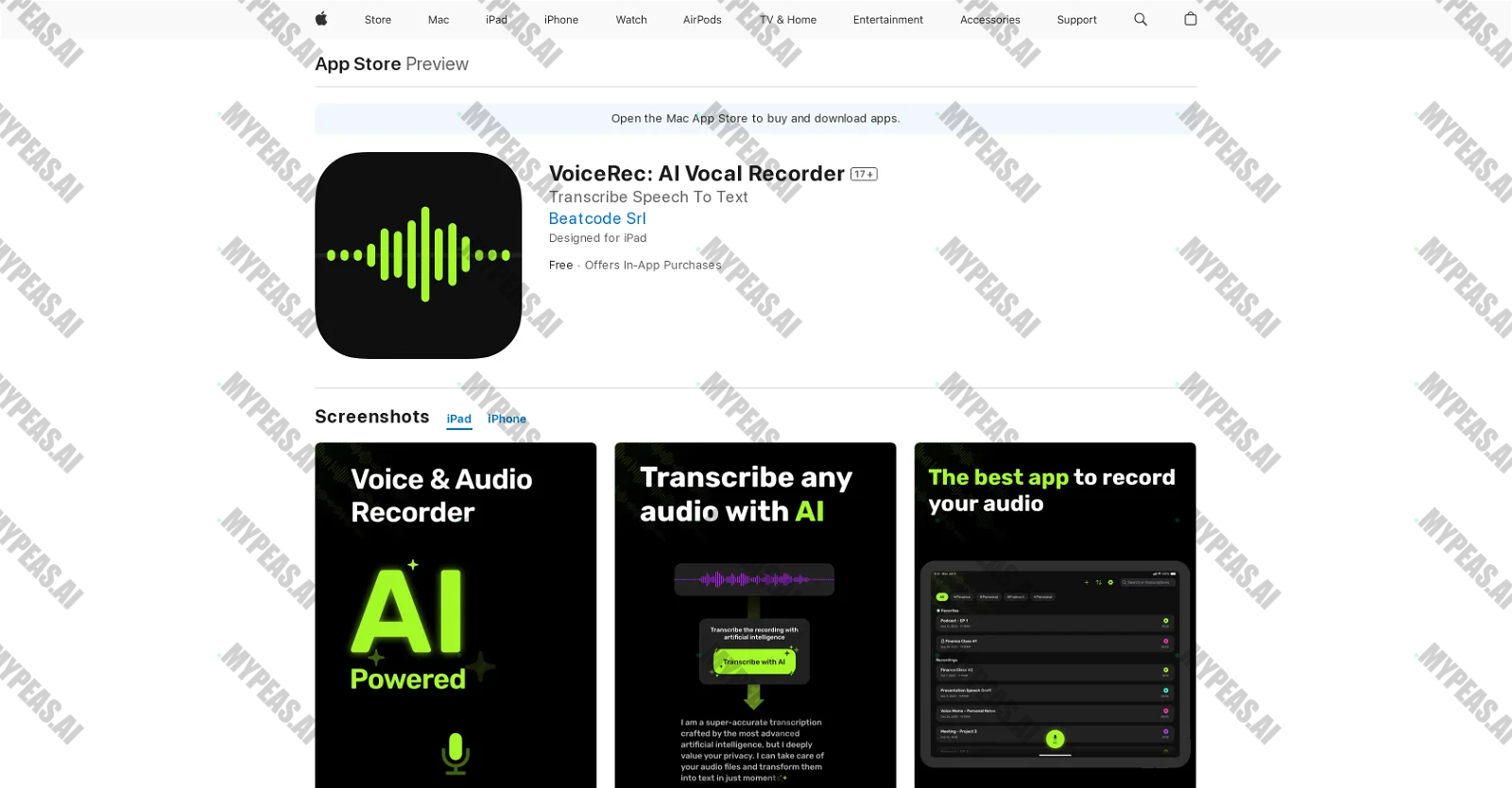 VoiceRec screenshot