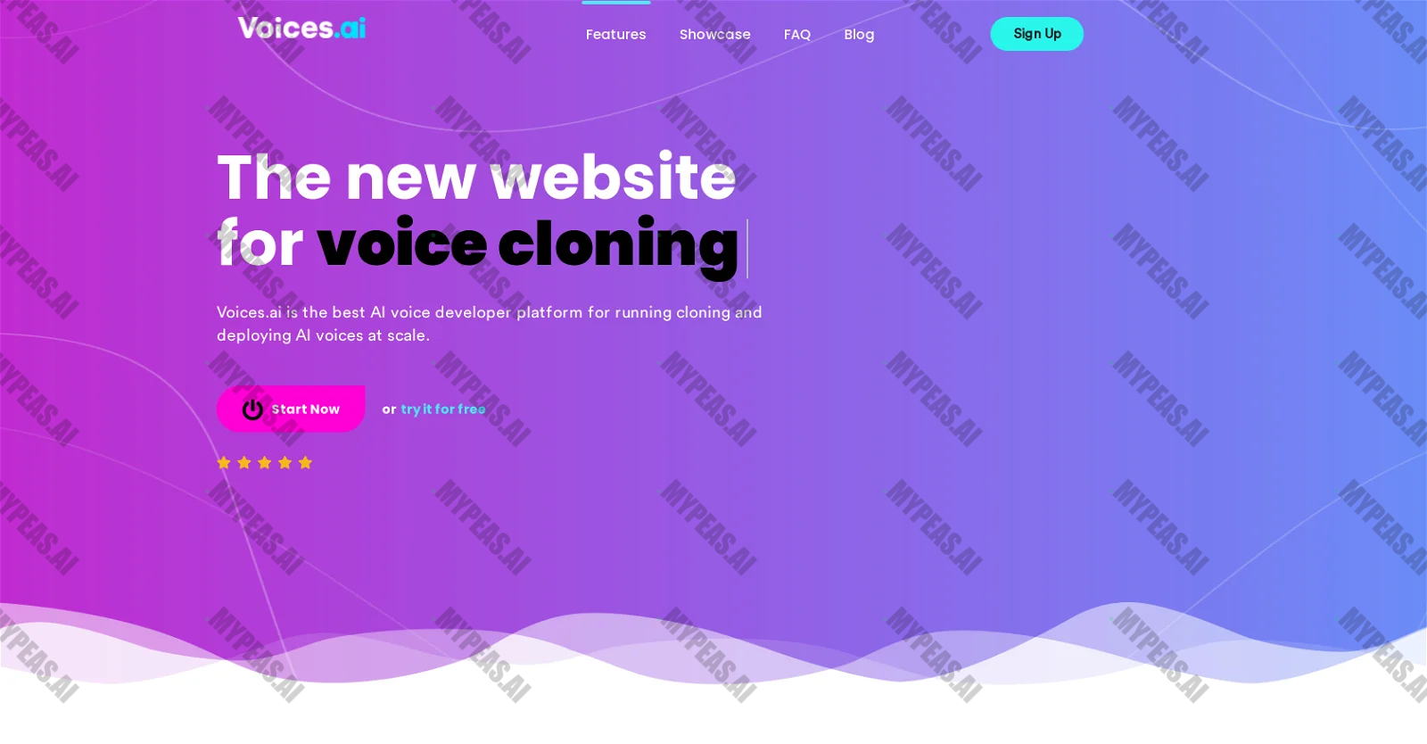 Voices.ai screenshot