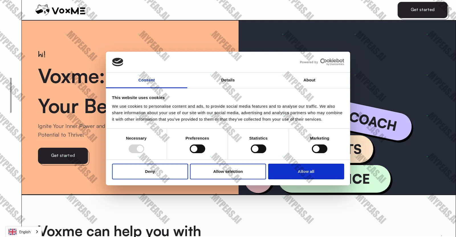 Voxme screenshot