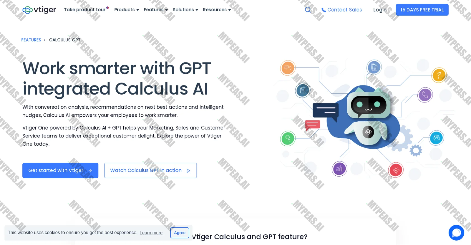 Vtiger Calculus GPT screenshot