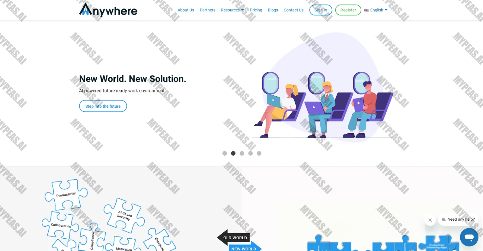 wAnywhere screenshot