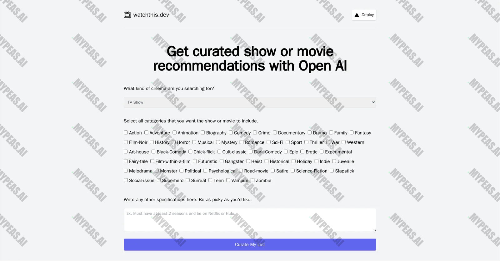 WatchThis screenshot