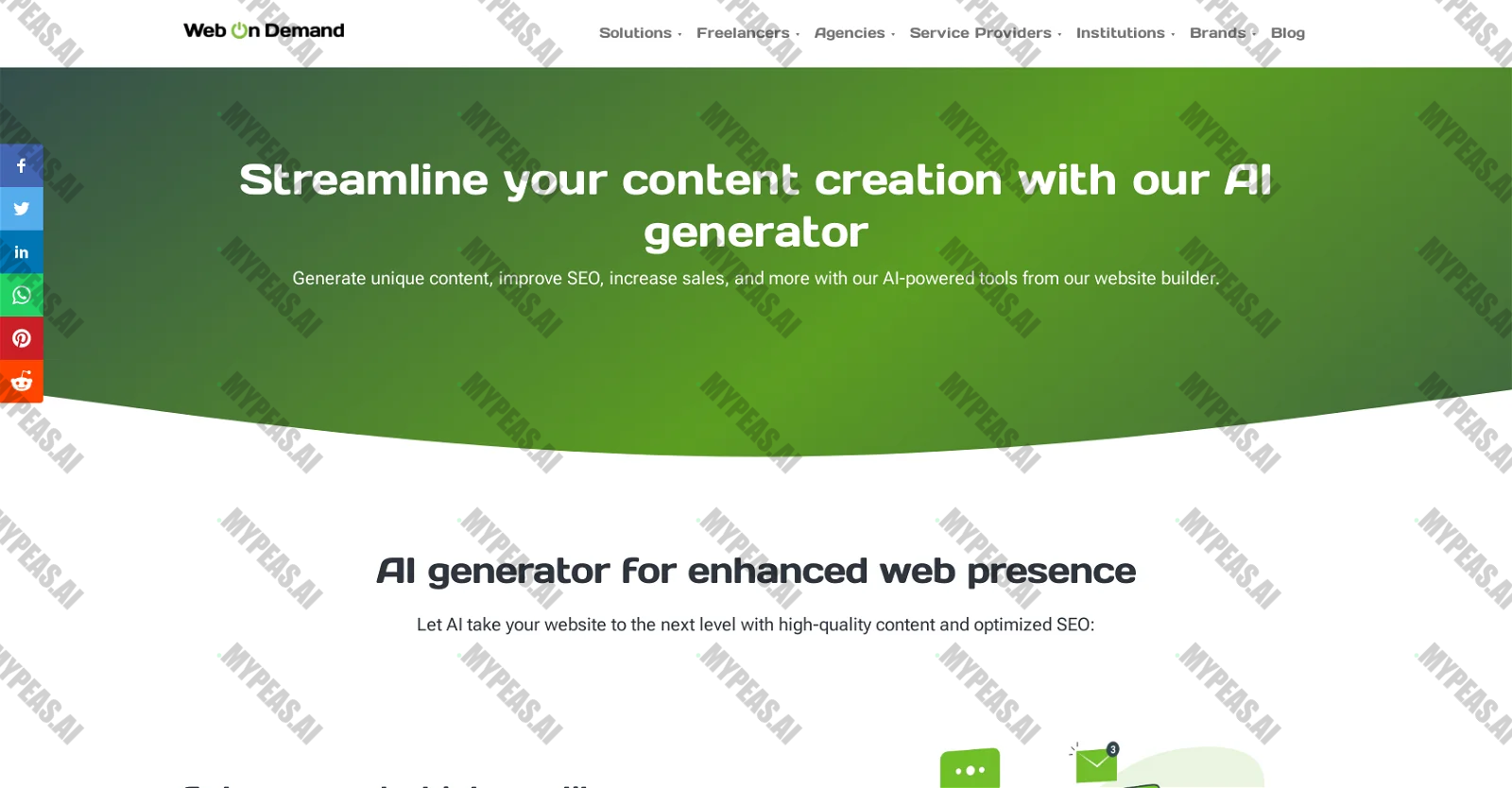 Webondemand screenshot