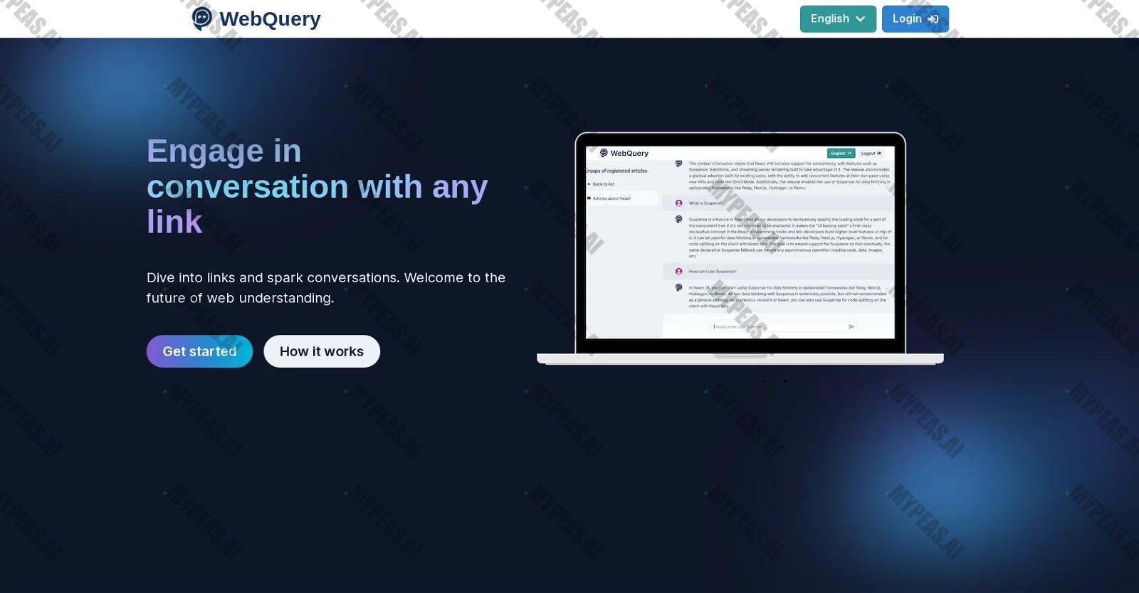 WebQuery screenshot