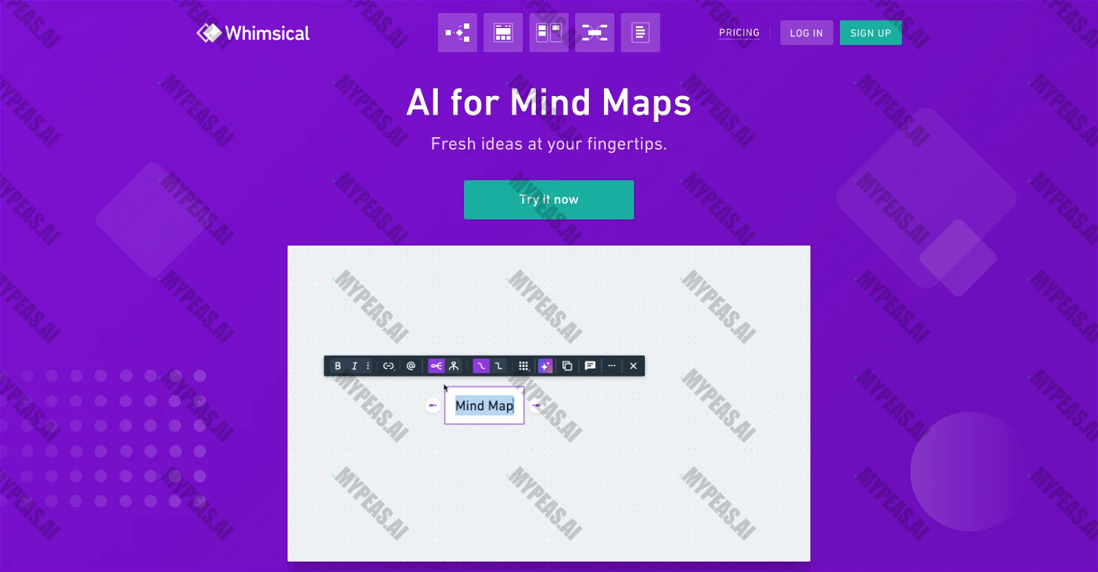 Whimsical Mind Maps screenshot