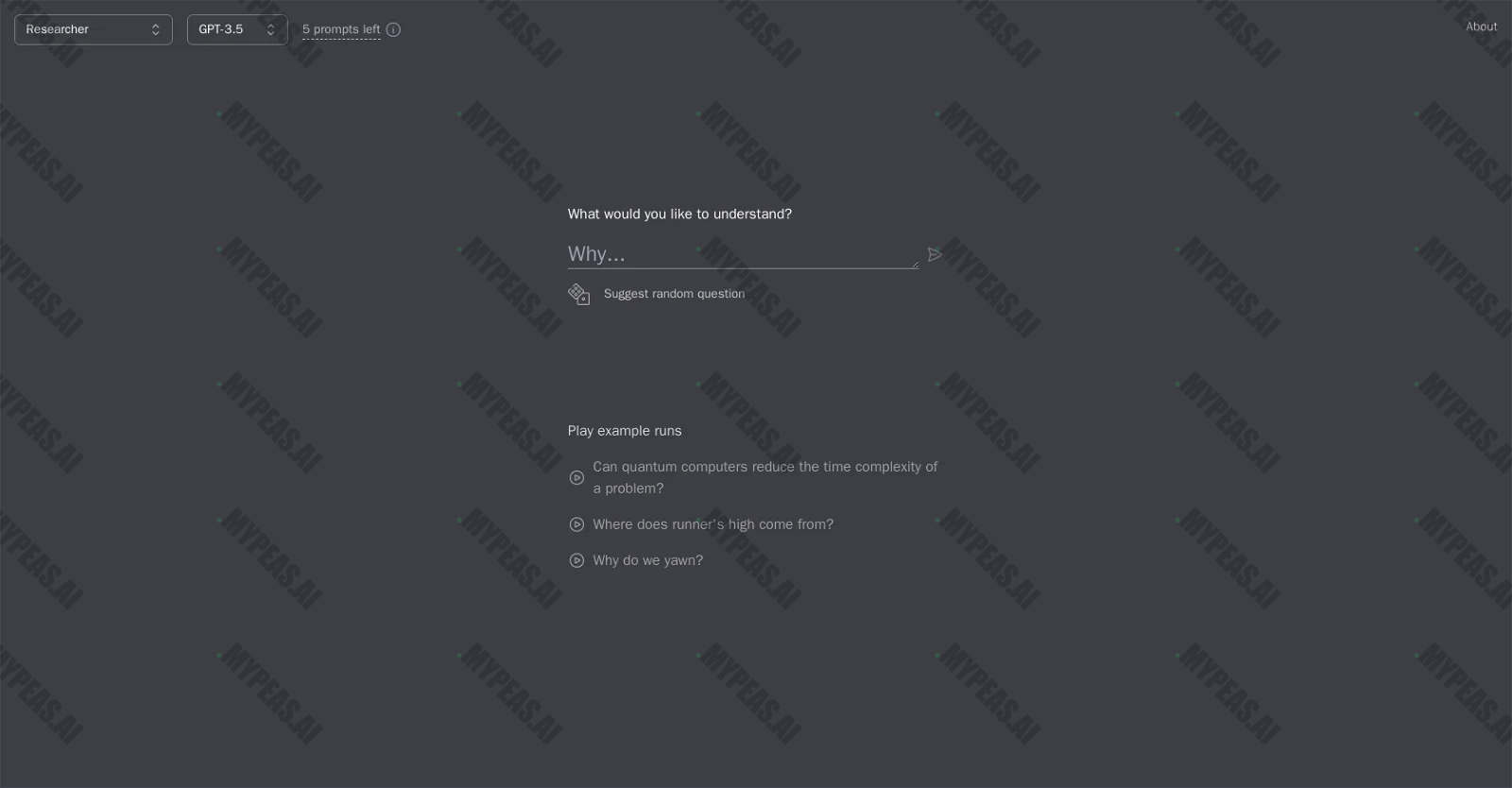 WhyBot screenshot