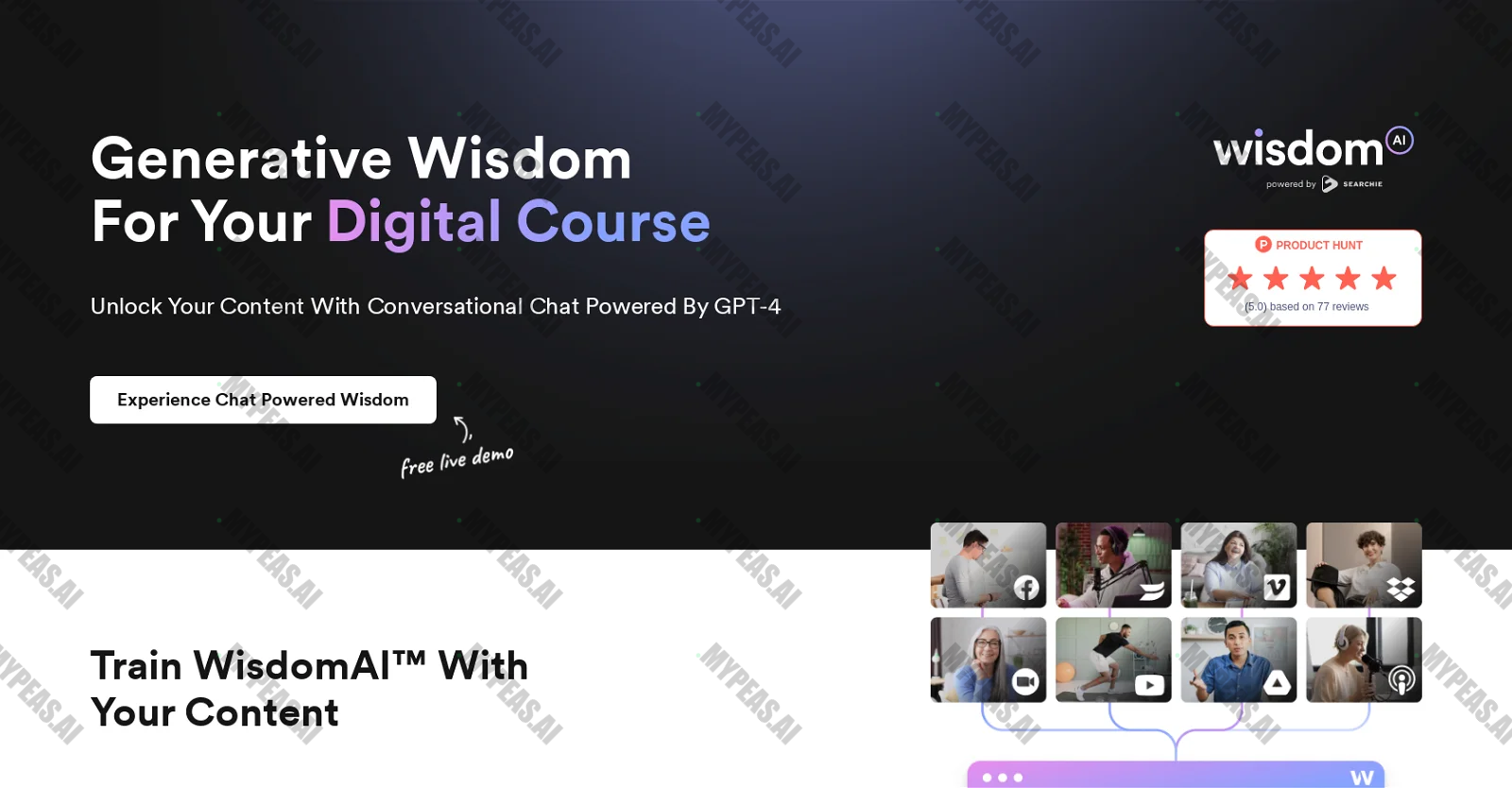 WisdomAI screenshot