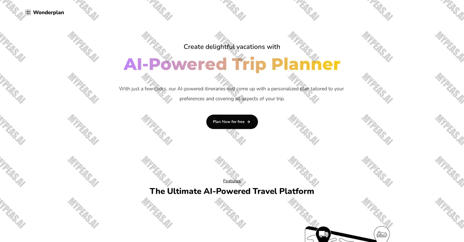 Wonderplan screenshot