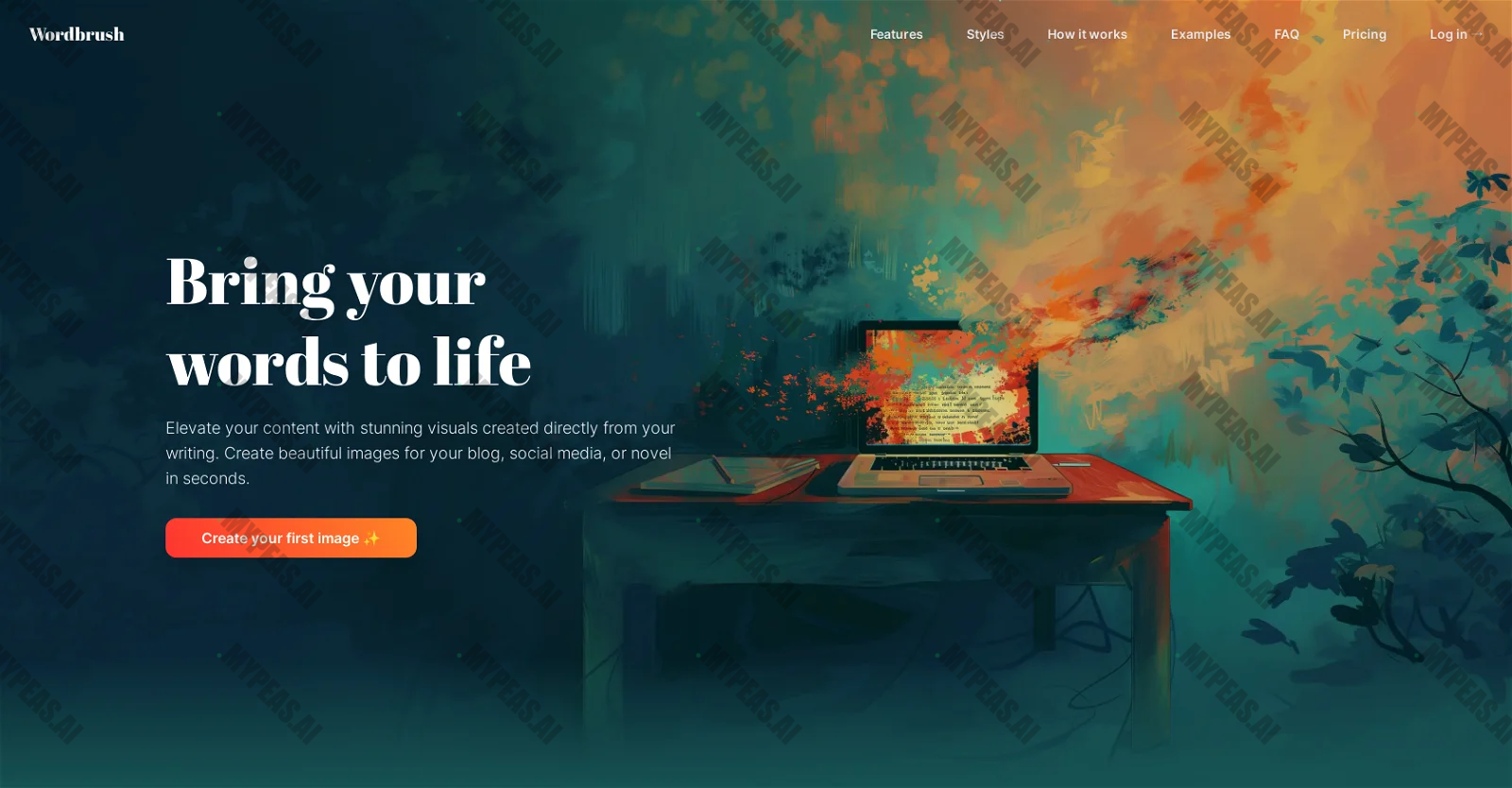 Wordbrush screenshot