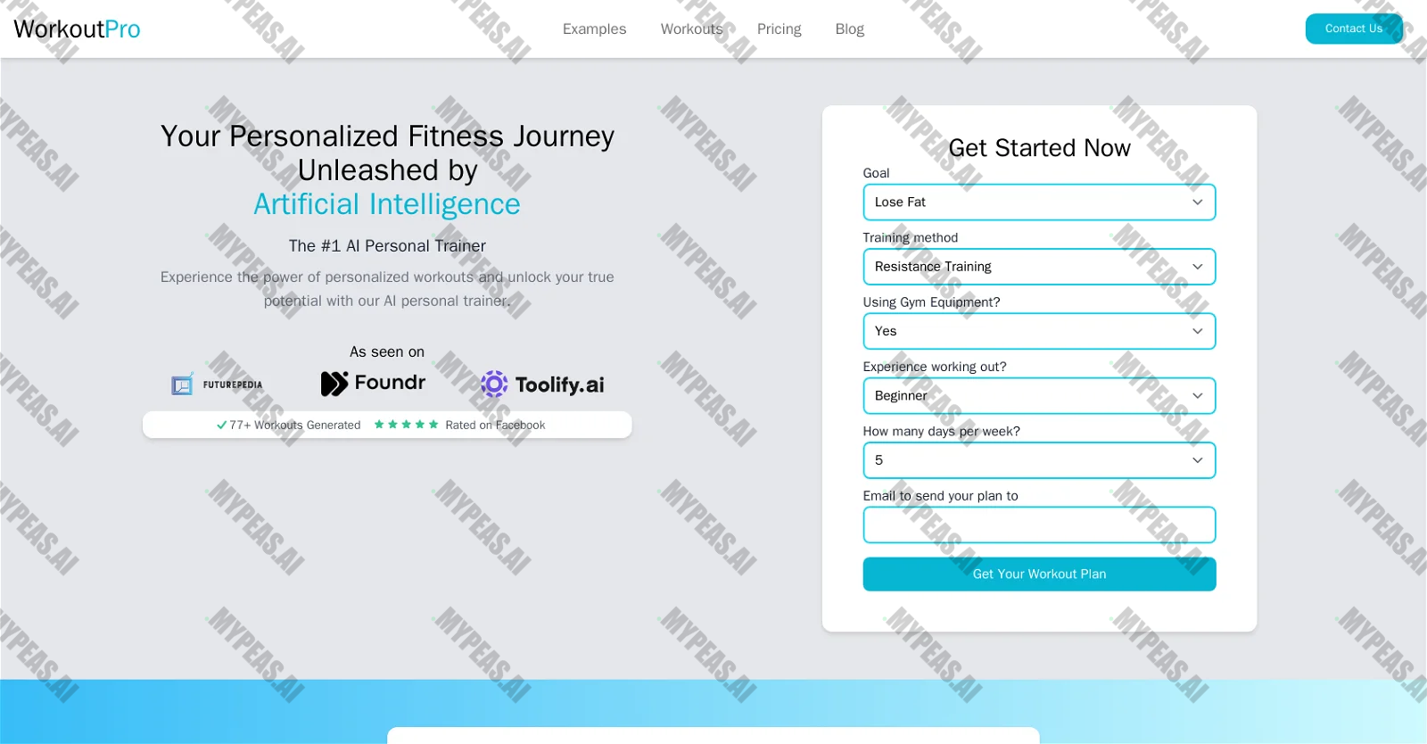 WorkoutPro screenshot
