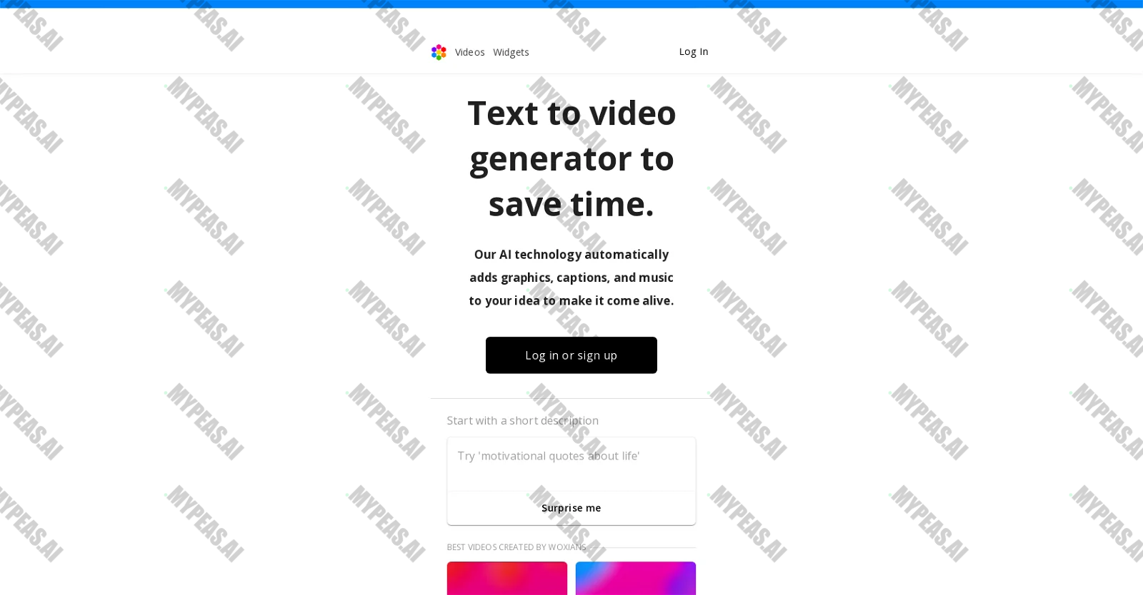 WOXO screenshot