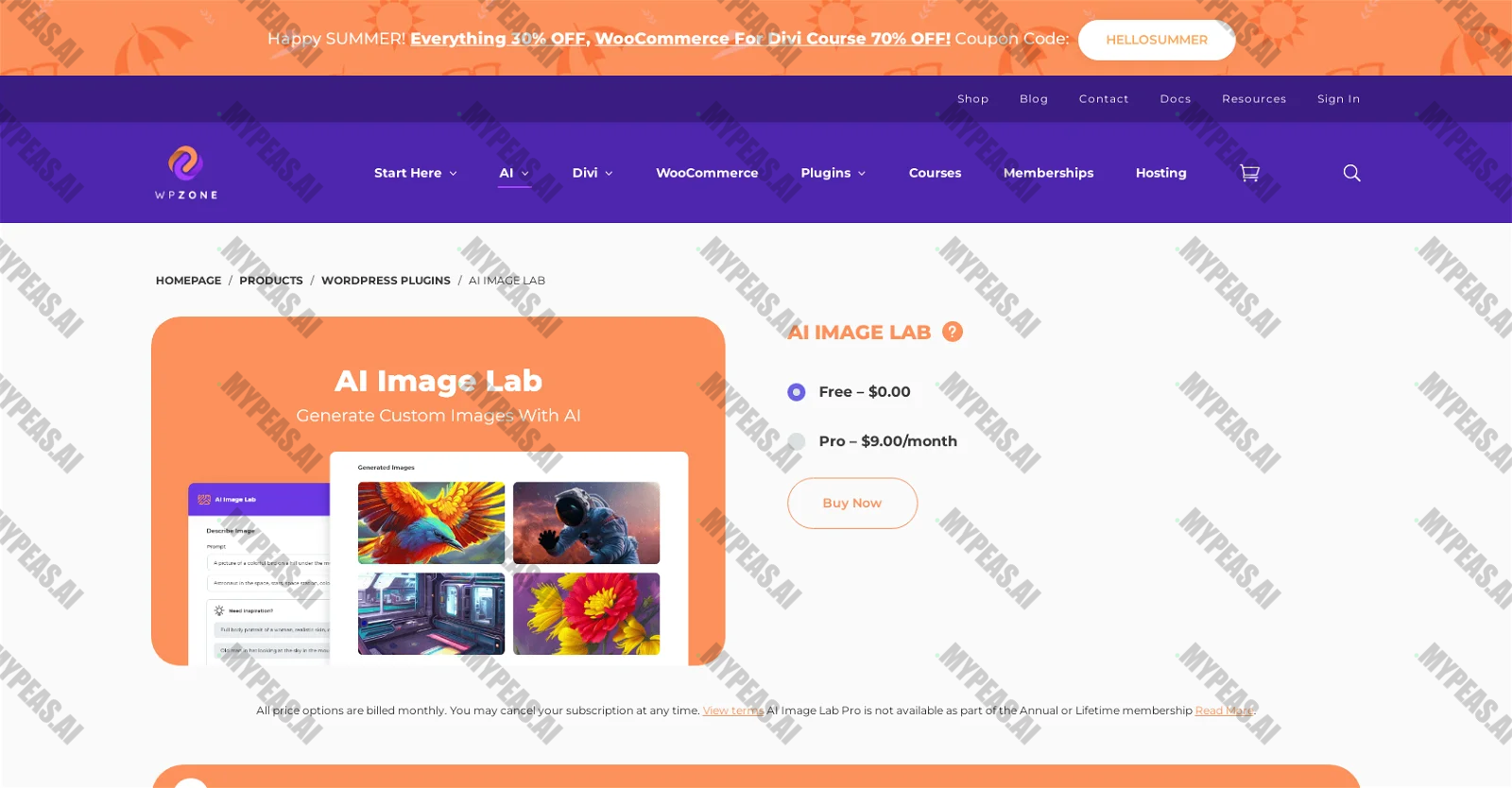 WPZone screenshot