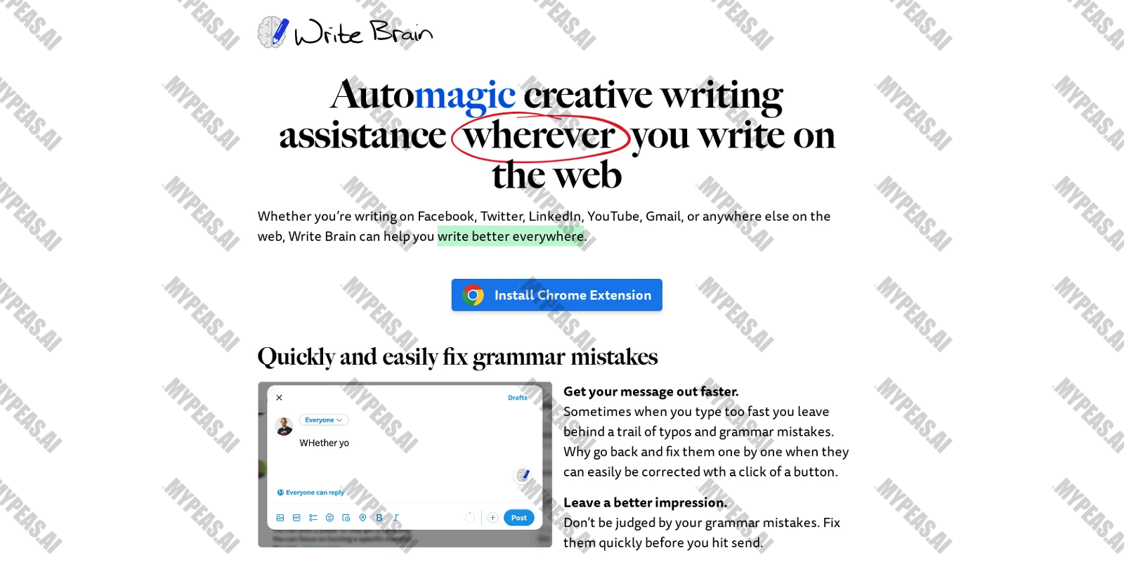 Write Brain screenshot