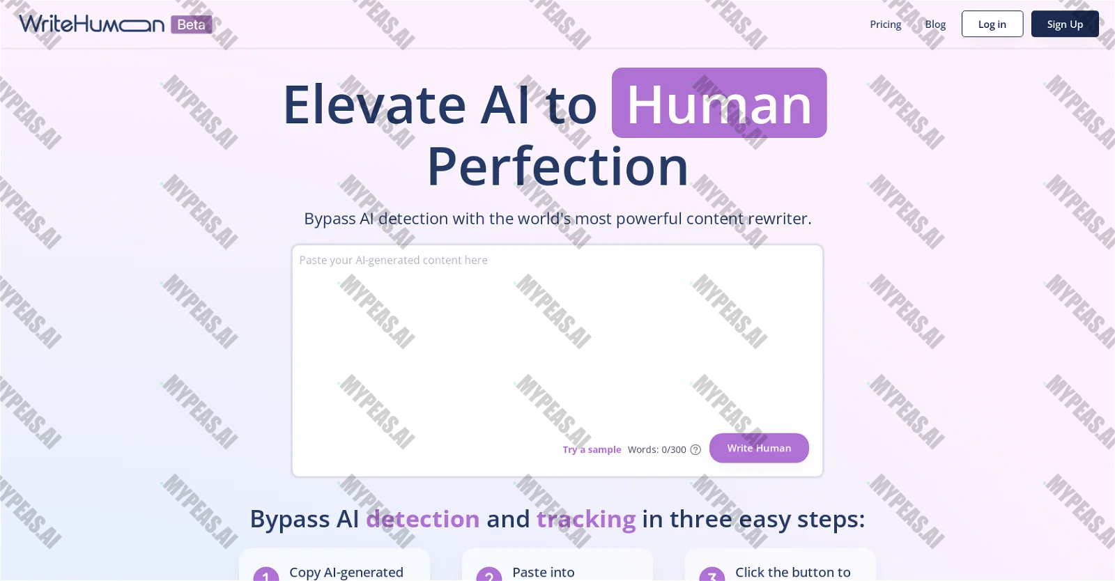 WriteHuman screenshot