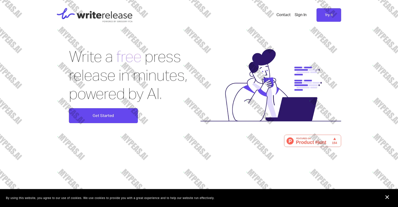 Writerelease screenshot