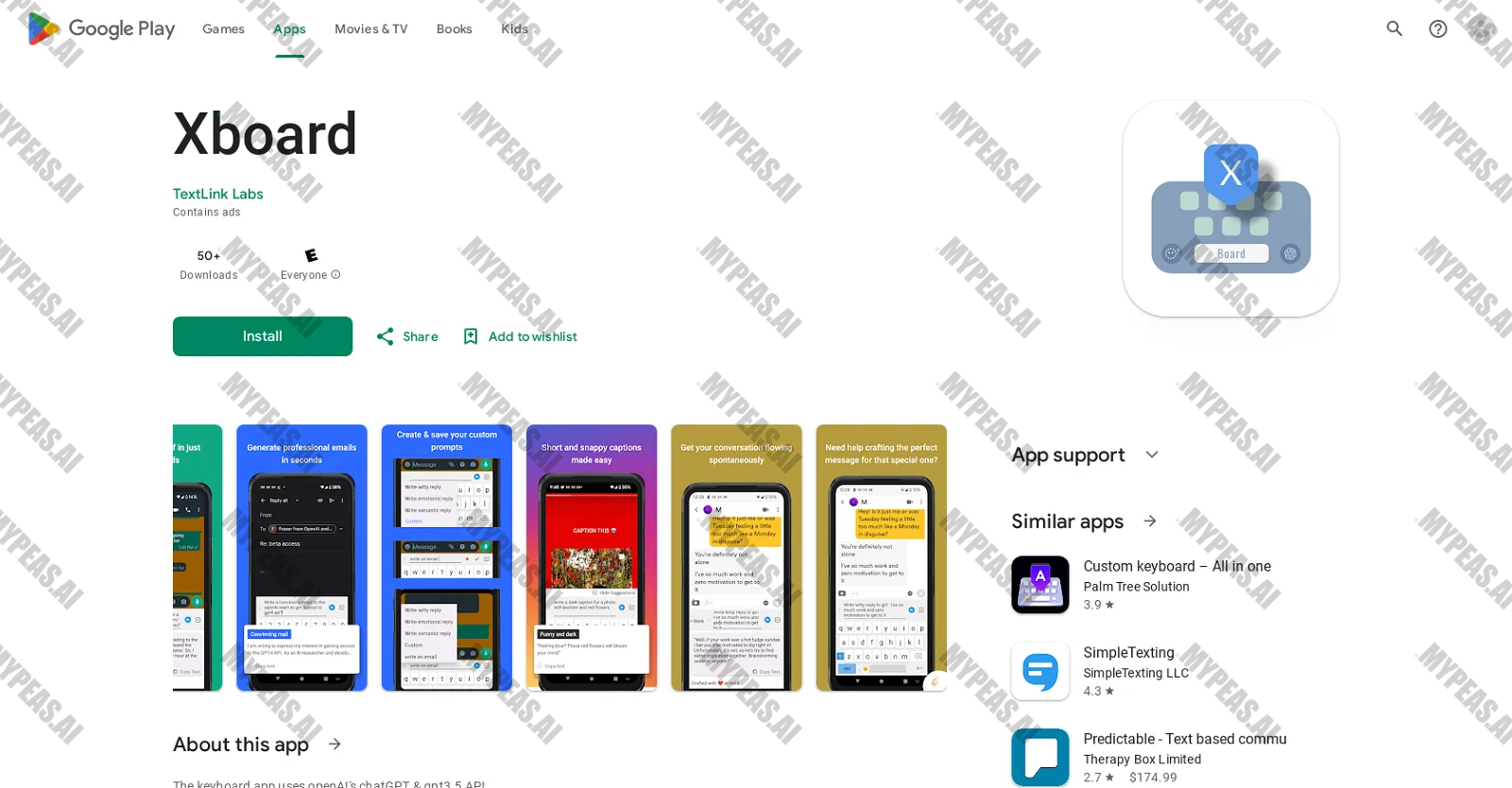 Xboard screenshot
