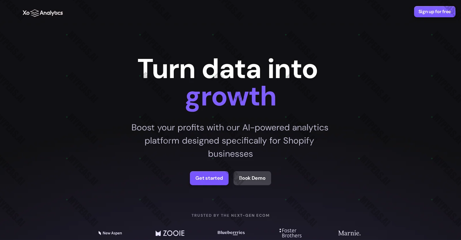 XO Analytics screenshot