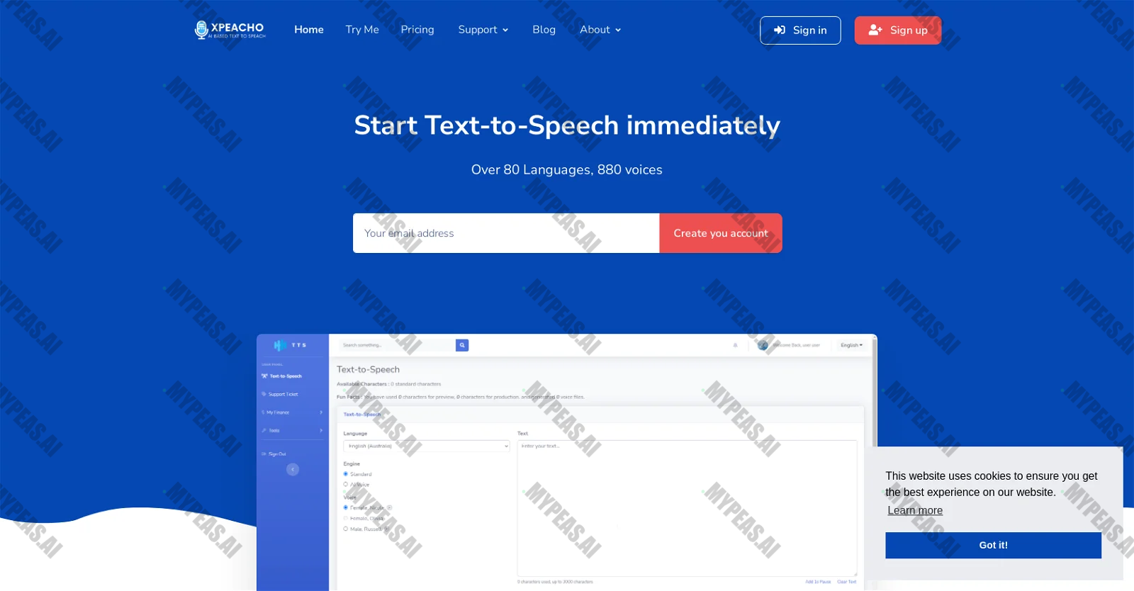 Xpeacho screenshot
