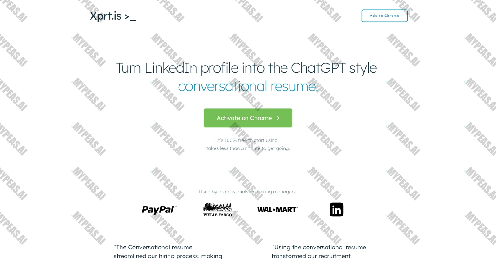 XPRT screenshot