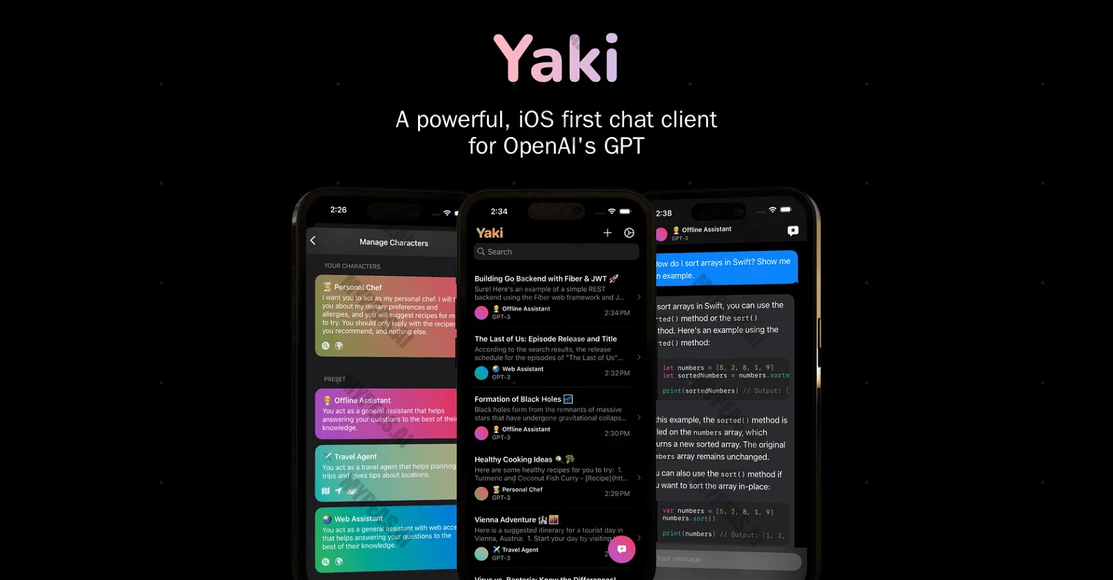 YakiChat screenshot