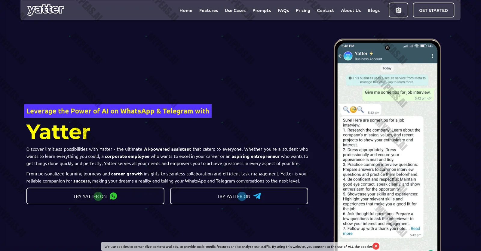 Yatter screenshot