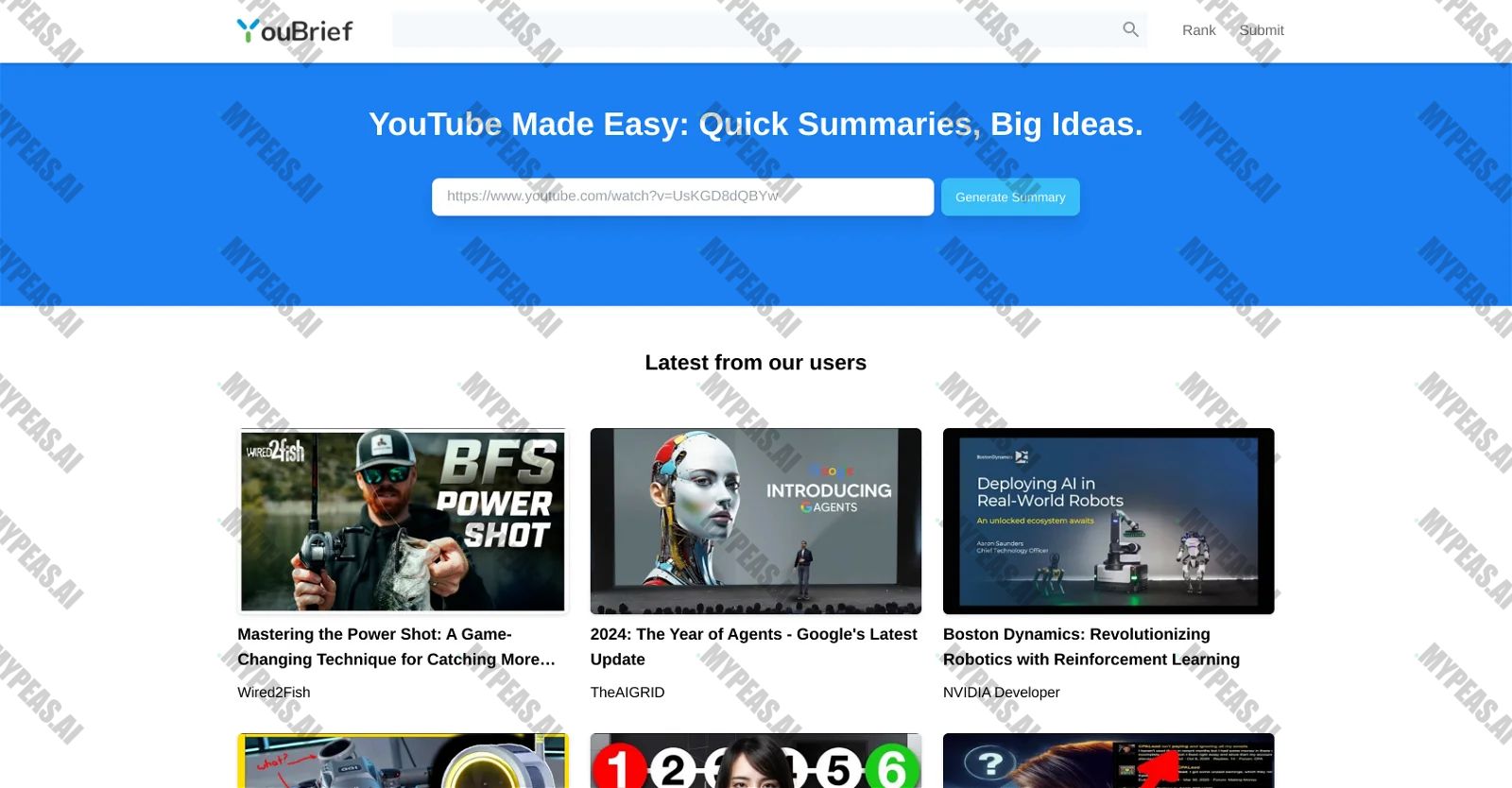 YouBrief screenshot