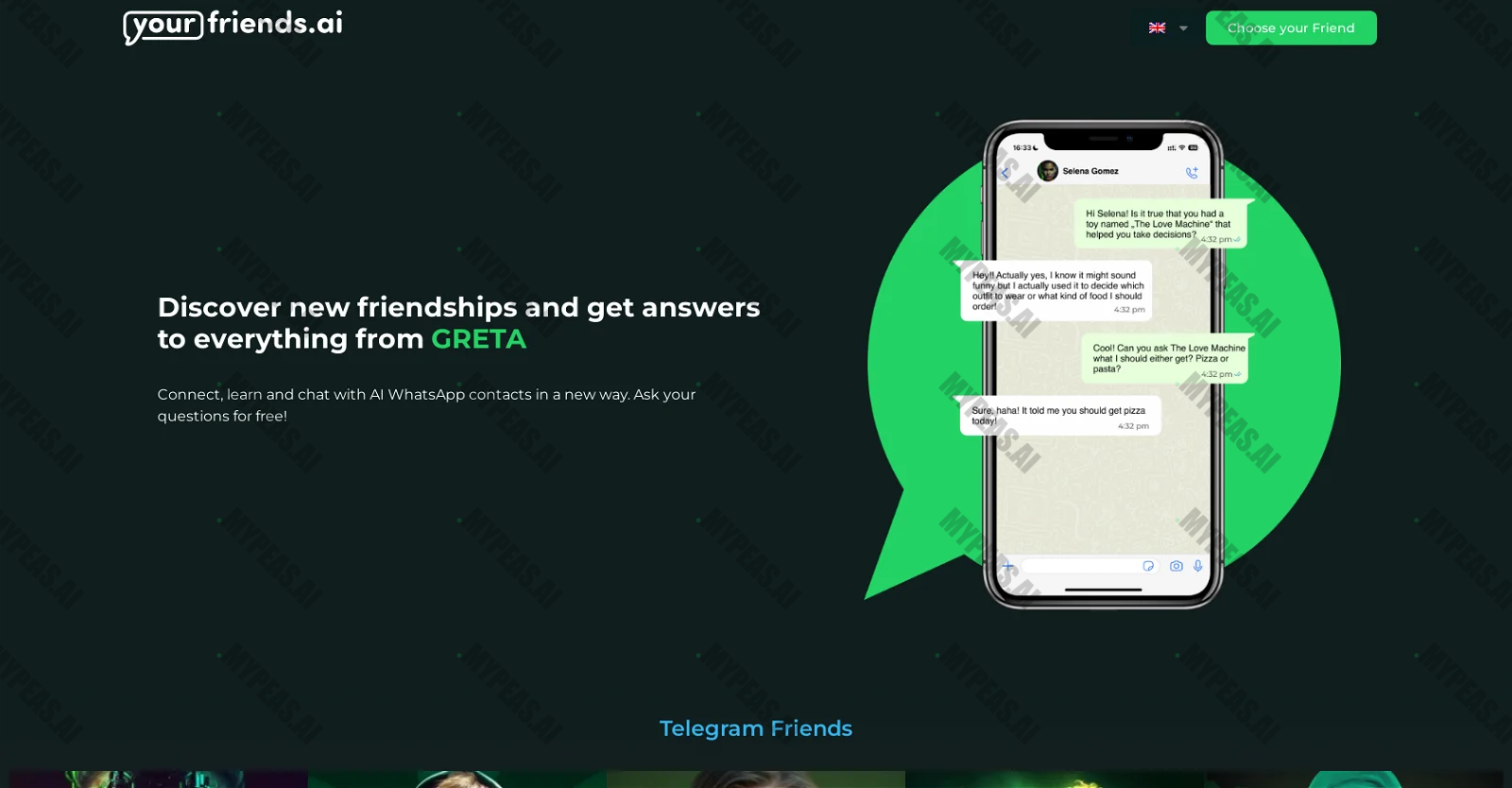 Yourfriends screenshot