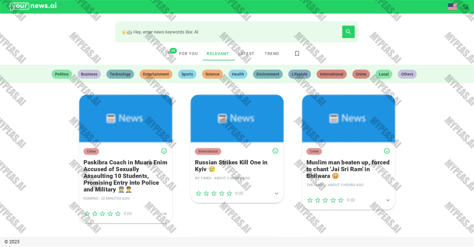 Yournews screenshot
