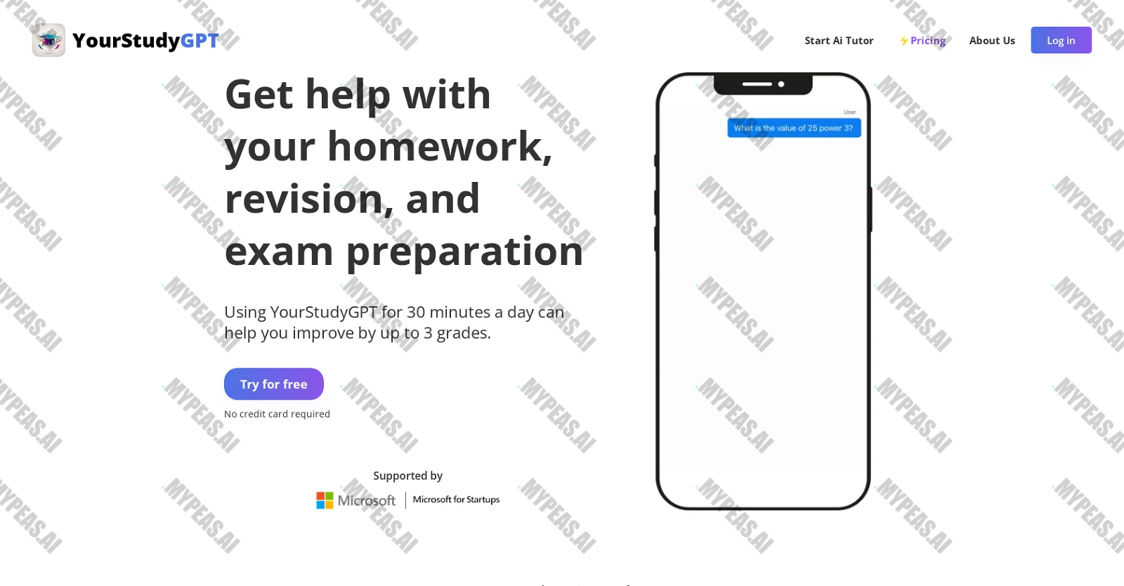 YourStudyGPT screenshot