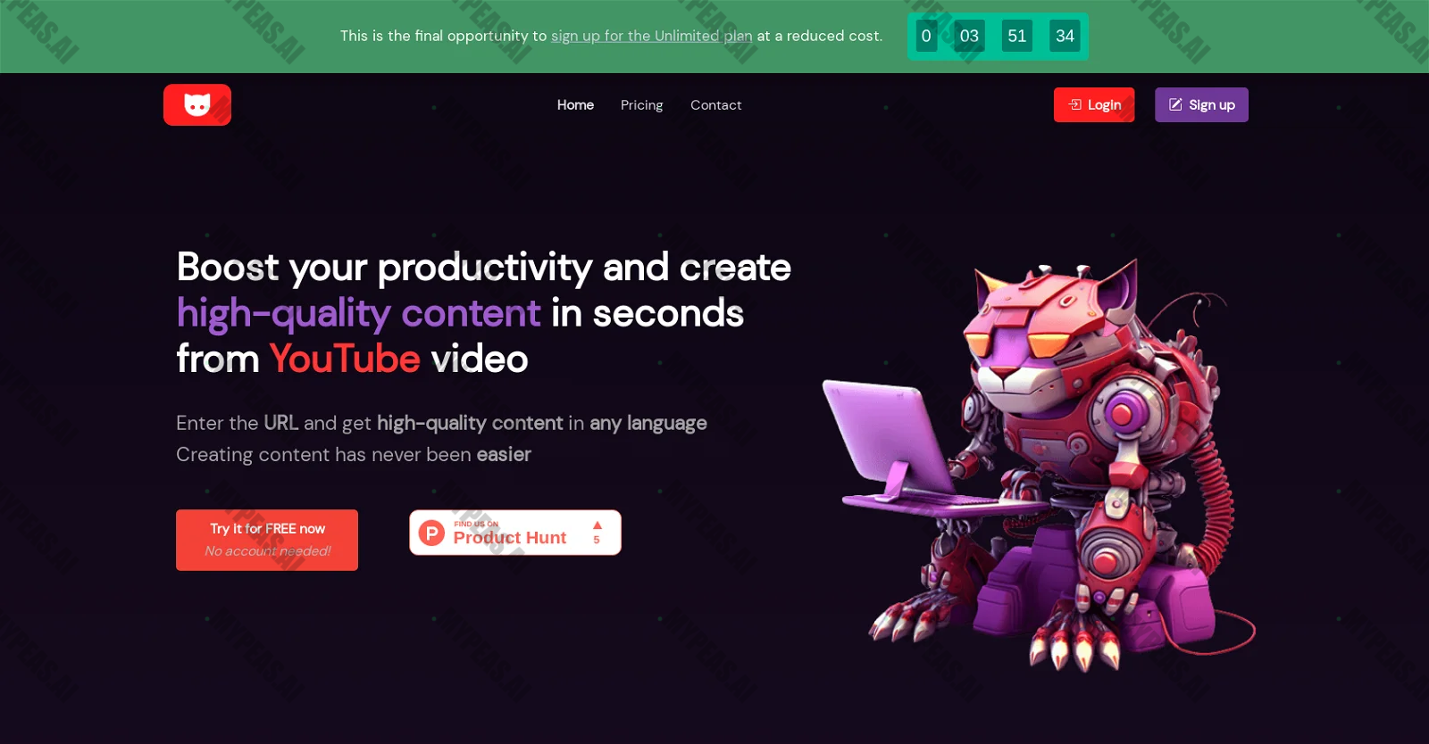 YT Copycat screenshot