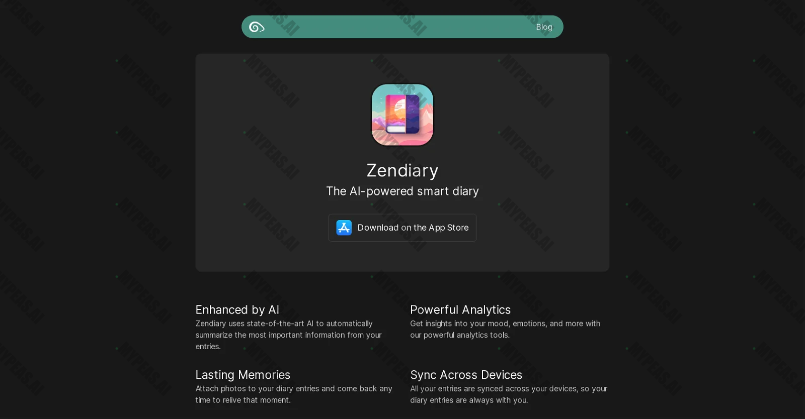 Zendiary screenshot