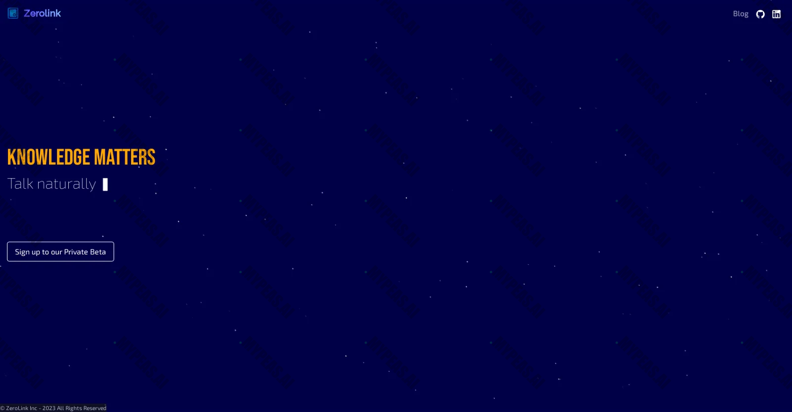Zerolink screenshot
