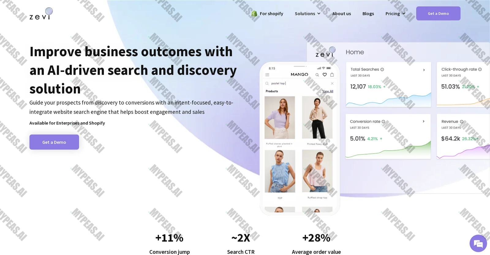 Zevi screenshot